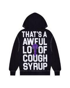 関税込【TRAPSTAR LONDON】Trapstar x Cough Syrup Puff Hoodie Trapstar x Cough Syrup Puff Hoodie - Black* | Parallel
