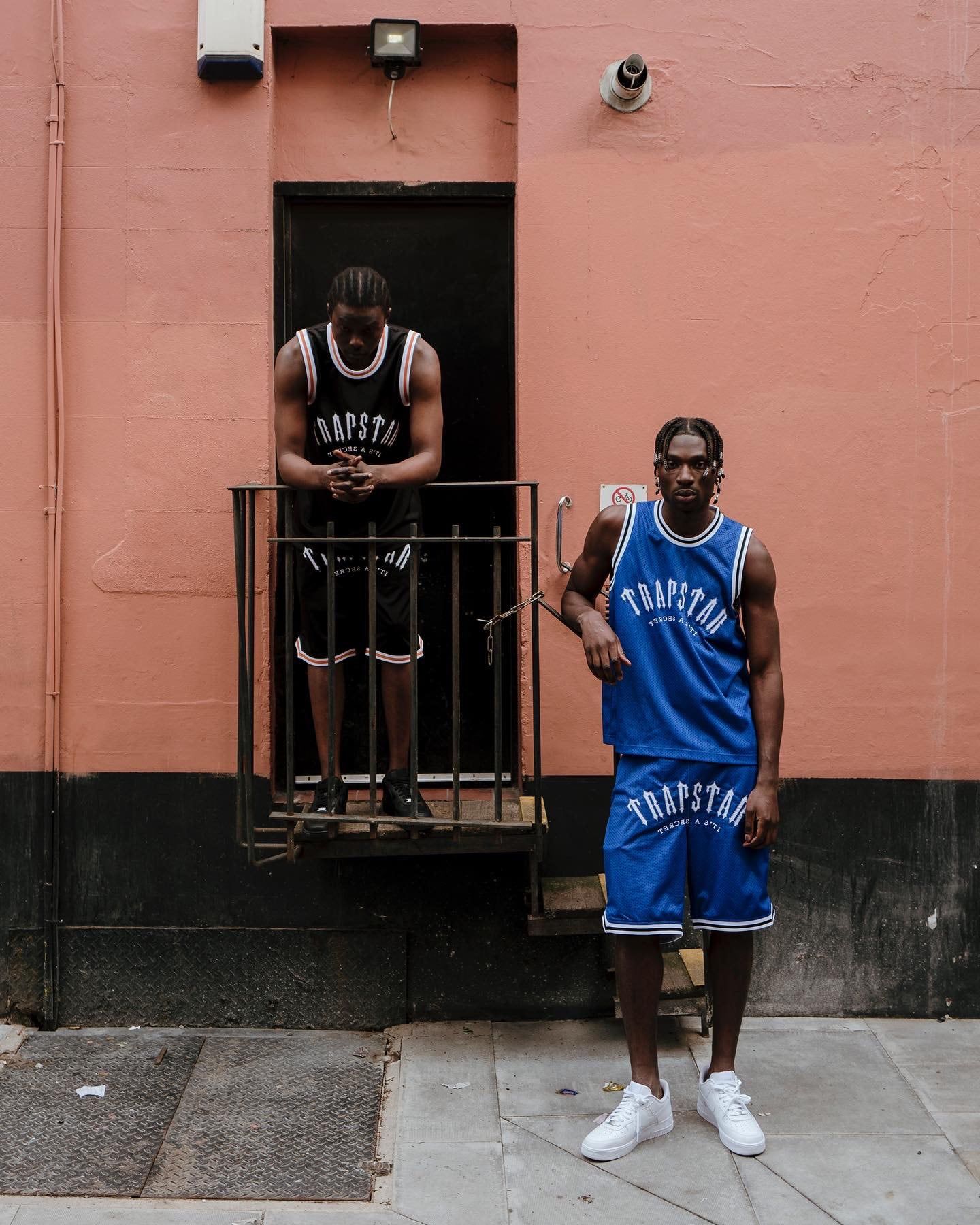Irongate Arch Basketball Vest - Black/White/Orange sold by Trapstar London product image thumbnail 4