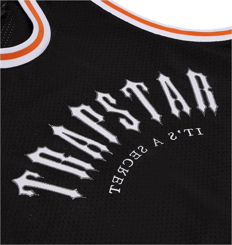 Irongate Arch Basketball Vest - Black/White/Orange sold by Trapstar London product image thumbnail 2