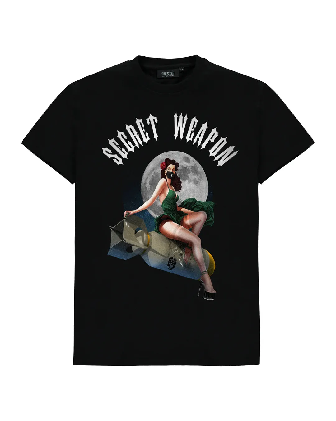 Secret Weapon Tee - Black sold by Trapstar London