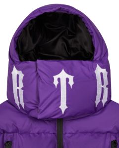 Trapstar x Cough Syrup Irongate Collar Puffer - Purple