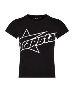 Women's TS Baby Tee - Black sold by Trapstar London