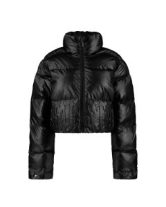 Women’s Irongate Embossed Puffer - Matt Black sold by Trapstar London