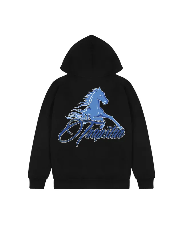 Horse Power 2.0 Hoodie - Black sold by Trapstar London