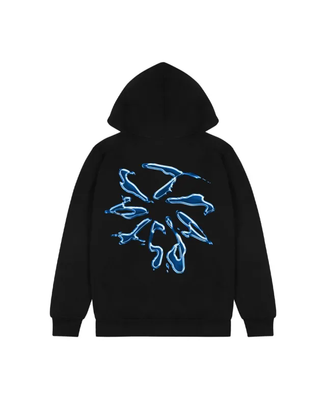 Liquid Chrome 2.0 Hoodie - Black sold by Trapstar London