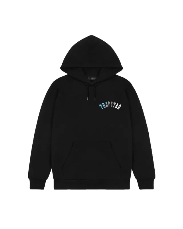 Irongate Arch It's A Secret Hoodie - Black/Teal sold by Trapstar London