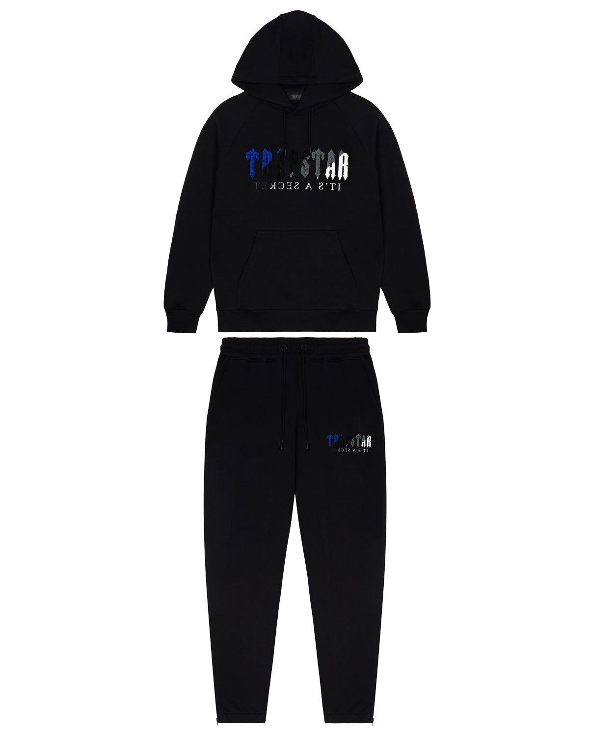 Decoded Chenille Hooded Tracksuit - Black Ice Edition 2.0 sold by Trapstar London