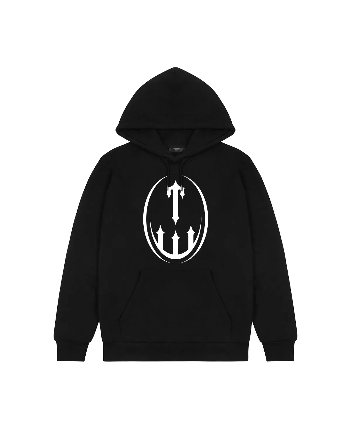 T Crest Hoodie - Black sold by Trapstar London