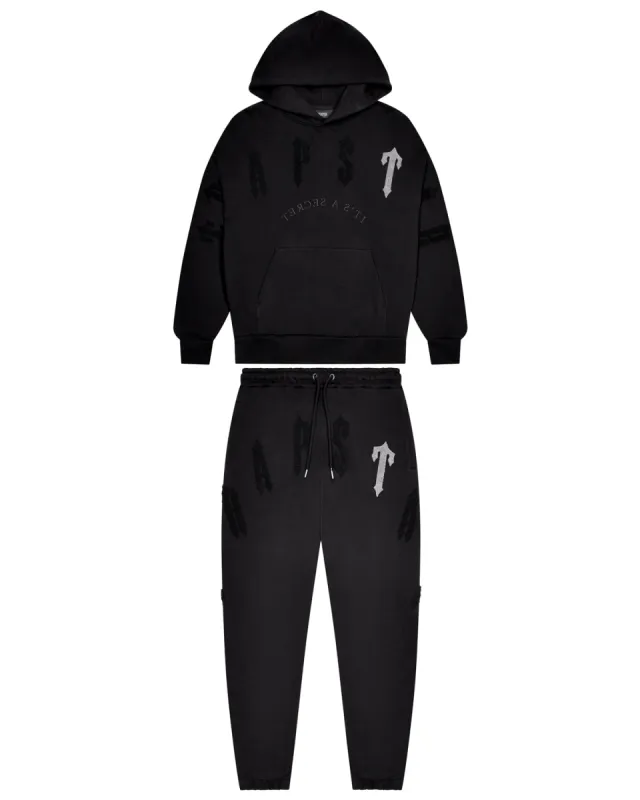 Irongate Arch Chenille 2.0 Tracksuit - Blackout sold by Trapstar London