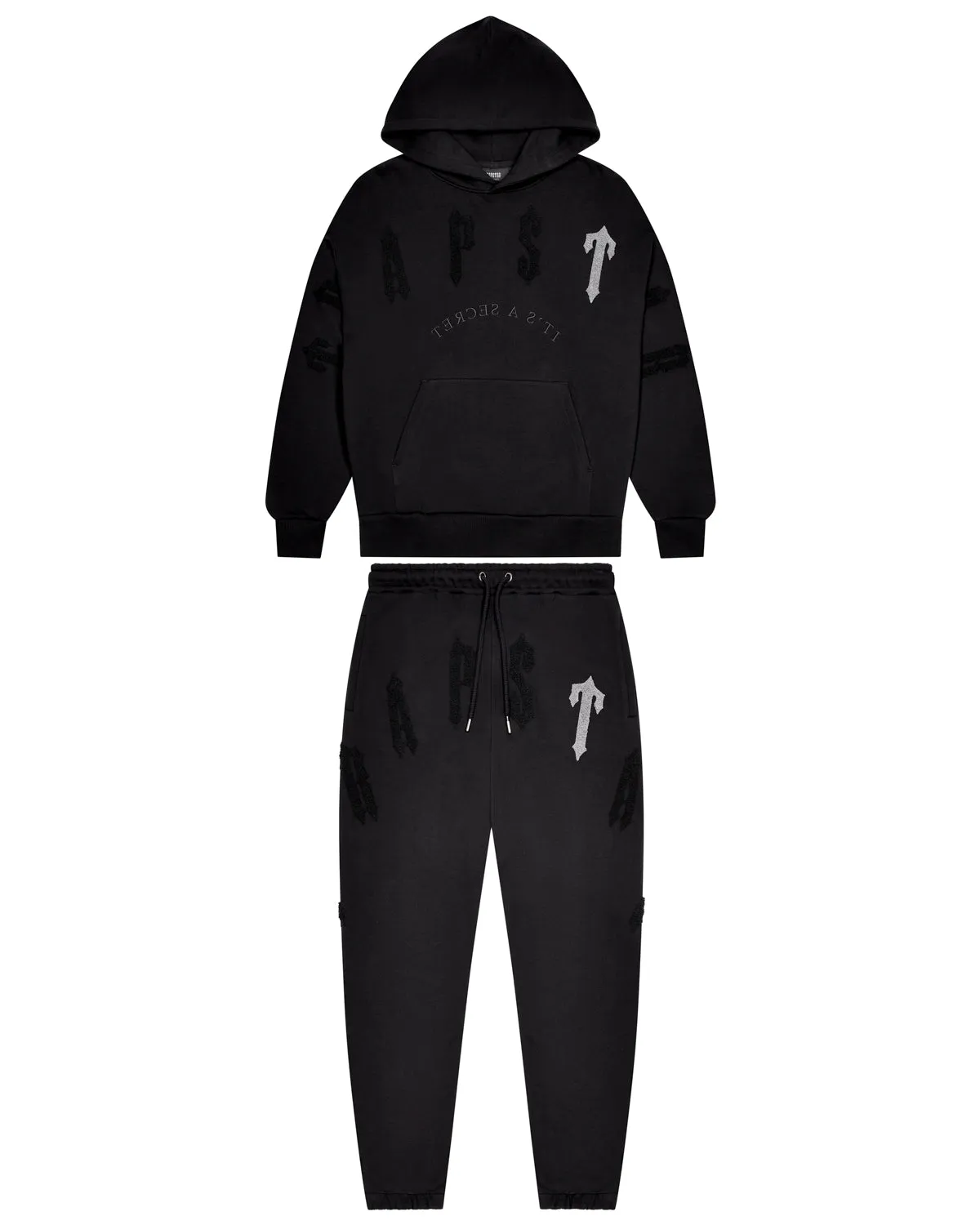 Irongate Arch Chenille 2.0 Tracksuit - Blackout sold by Trapstar London