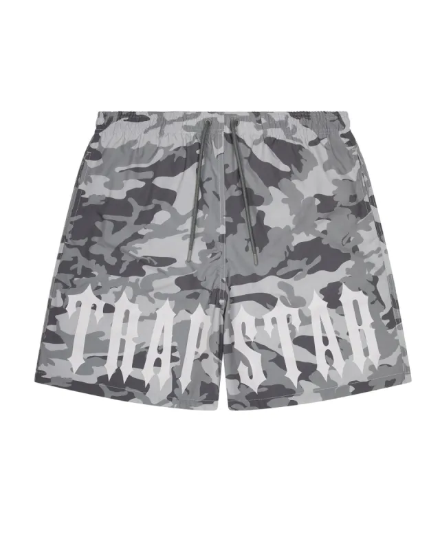 Trapstar London Irongate Swim Shorts - Blue Camo | Parallel