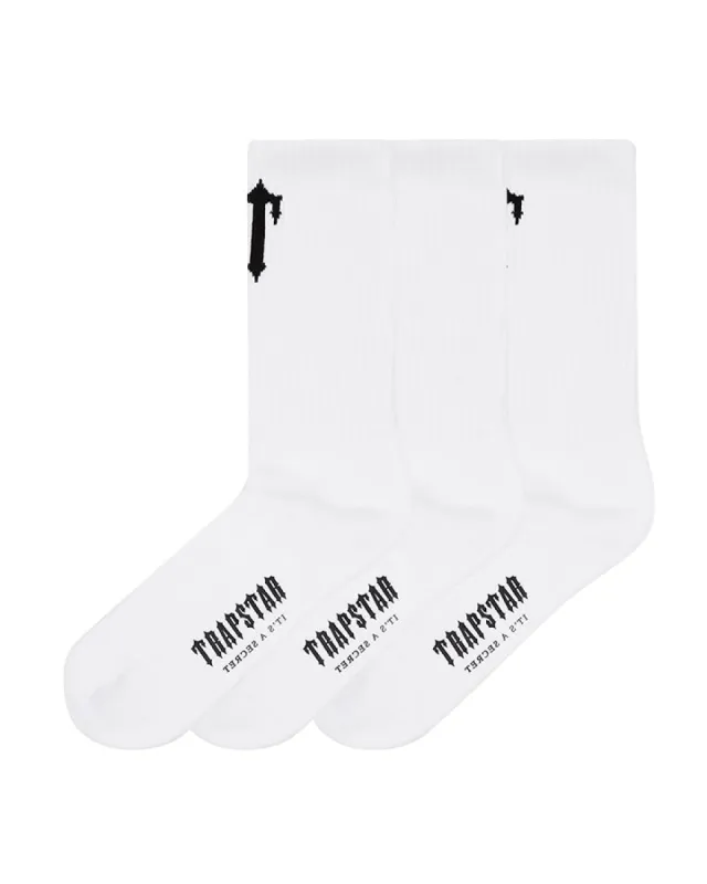 ☆関税/送料無料☆【Trapstar London】3 Pack Irongate T Socks 3 Pack Irongate T Socks - Black* | Parallel