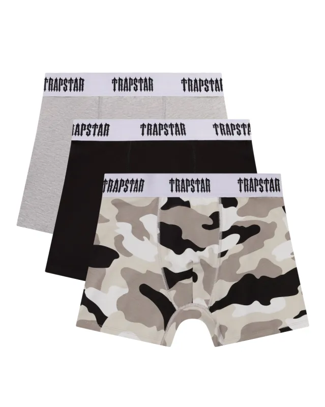 3 Pack Boxer Shorts - White | Parallel