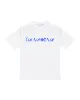 Script Print Tee - White/Blue sold by Trapstar London