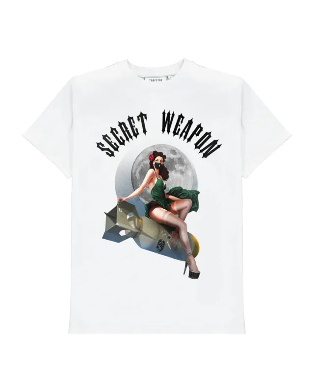 Secret Weapon Tee - White sold by Trapstar London