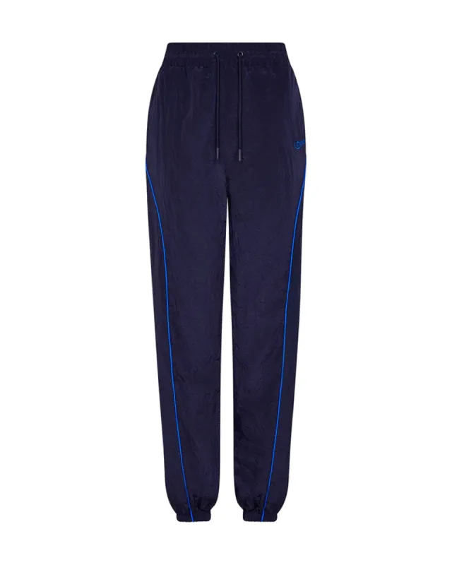 Women's Hyperdrive Ripstop Bottoms - Navy/Blue sold by Trapstar London