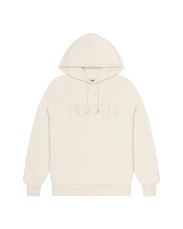 Chenille Decoded Hoodie - Off White sold by Trapstar London