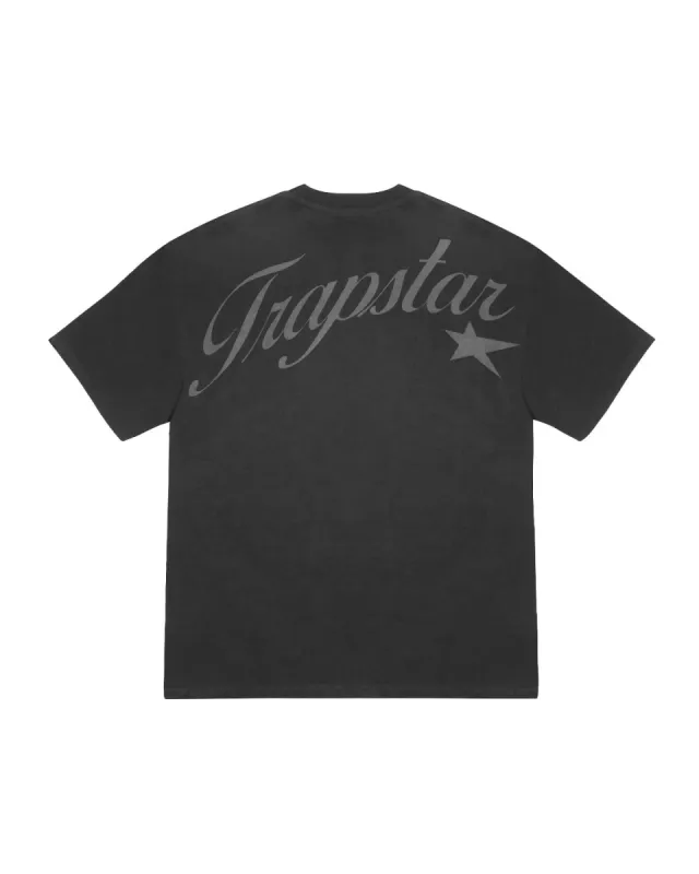 Trapstar London☆SCRIPT 2.0 Tシャツ Trapstar Script 2.0 Tee - Black | Parallel