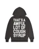 Trapstar x Cough Syrup Irongate Arch Hoodie - Black Enzyme sold by Trapstar London