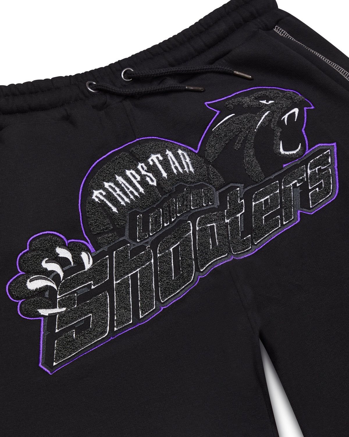Shooters Arch Panel Hoodie Tracksuit - Black/Purple sold by Trapstar London product image thumbnail 4