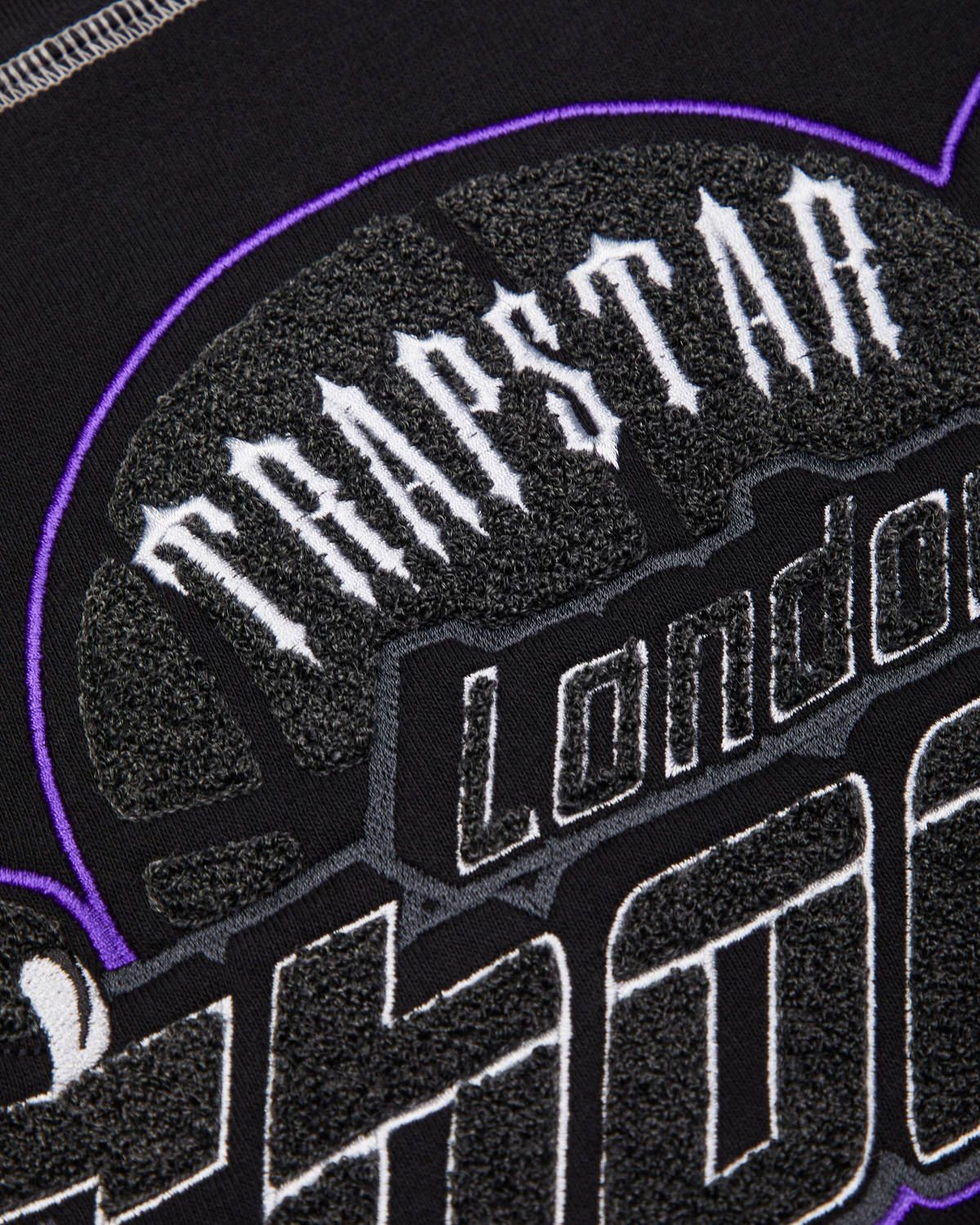 Shooters Arch Panel Hoodie Tracksuit - Black/Purple sold by Trapstar London product image thumbnail 2