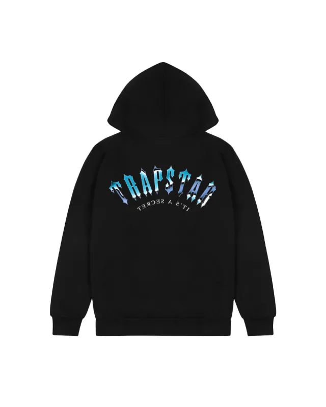 Irongate Arch It's A Secret Hoodie - Black/Chrome sold by Trapstar London