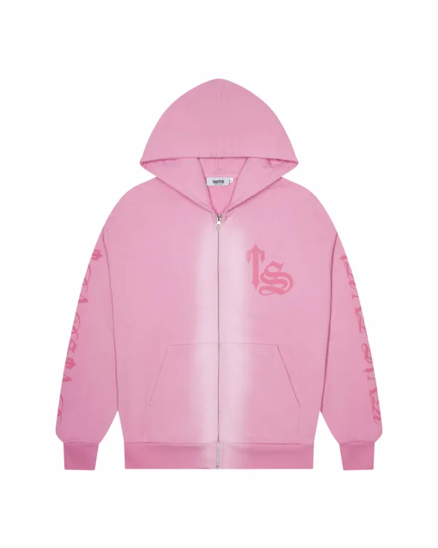 Script Spray Hoodie - Pink sold by Trapstar London