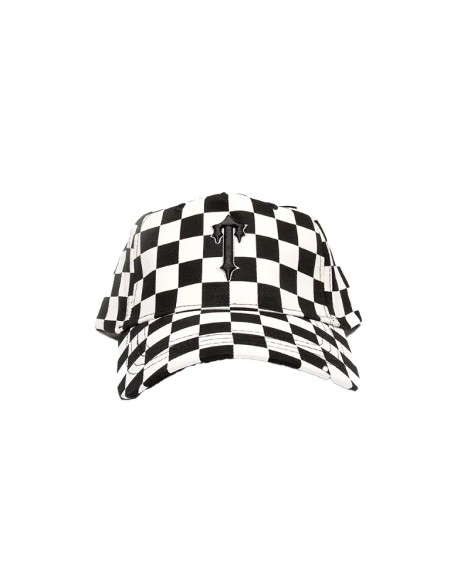 Irongate T Chequered Cap - Black sold by Trapstar London