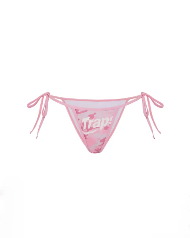 Women's Terry Script Bikini Top - Blue* | Parallel