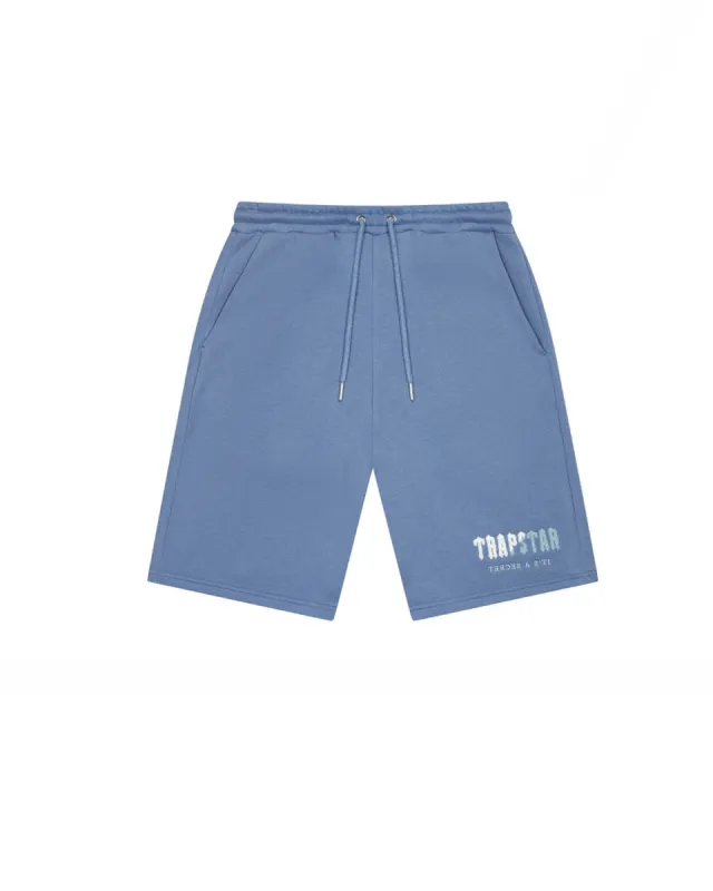 Chenille Decoded Shorts - Blue sold by Trapstar London