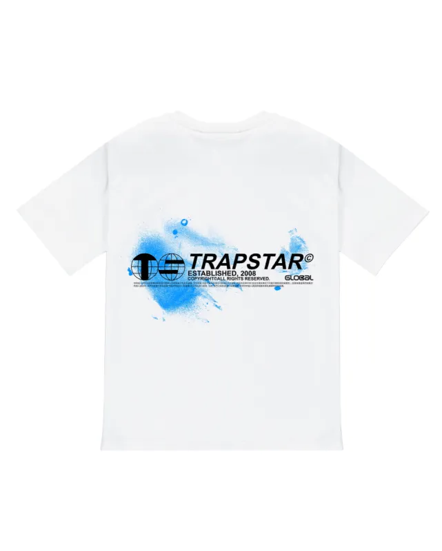 Global Distribution Tee - White sold by Trapstar London