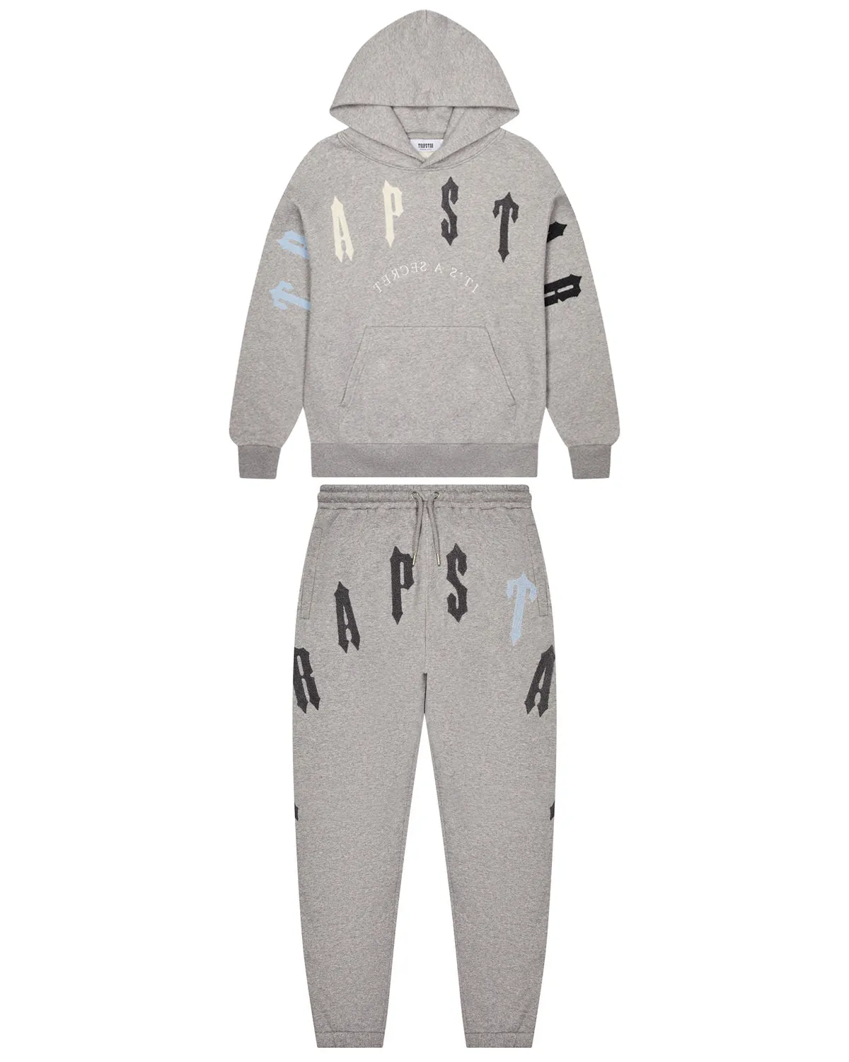 Irongate Arch Chenille 2.0 Tracksuit - Grey/Ice sold by Trapstar London
