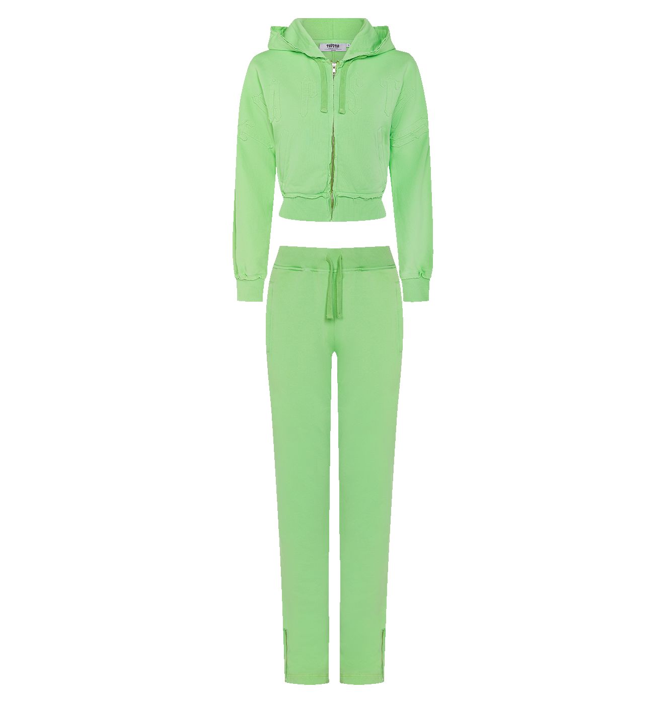 Women's Irongate Split Leg Jogging Bottoms - Green sold by Trapstar London product image thumbnail 4