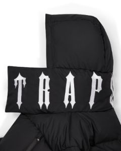 Irongate Collar Puffer - Black sold by Trapstar London