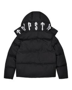 Irongate Collar Puffer - Black sold by Trapstar London