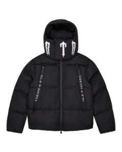 Irongate Collar Puffer - Black sold by Trapstar London