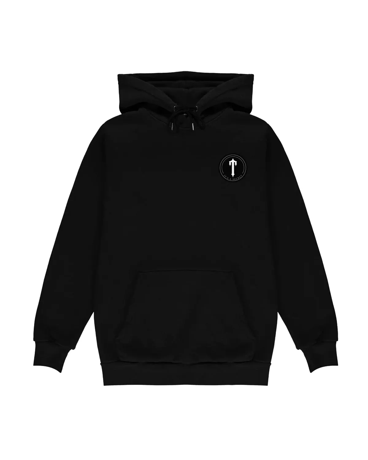 Irongate Patch Hoodie - Black/White sold by Trapstar London