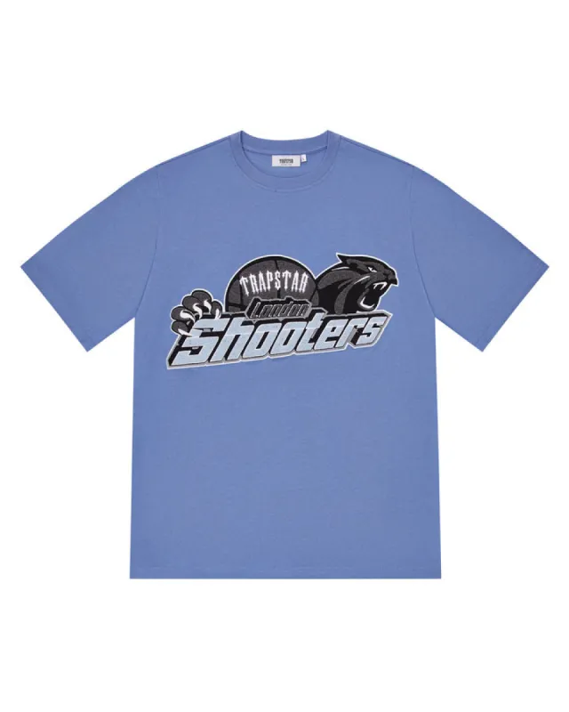 Shooters T-Shirt - Blue made by Trapstar London