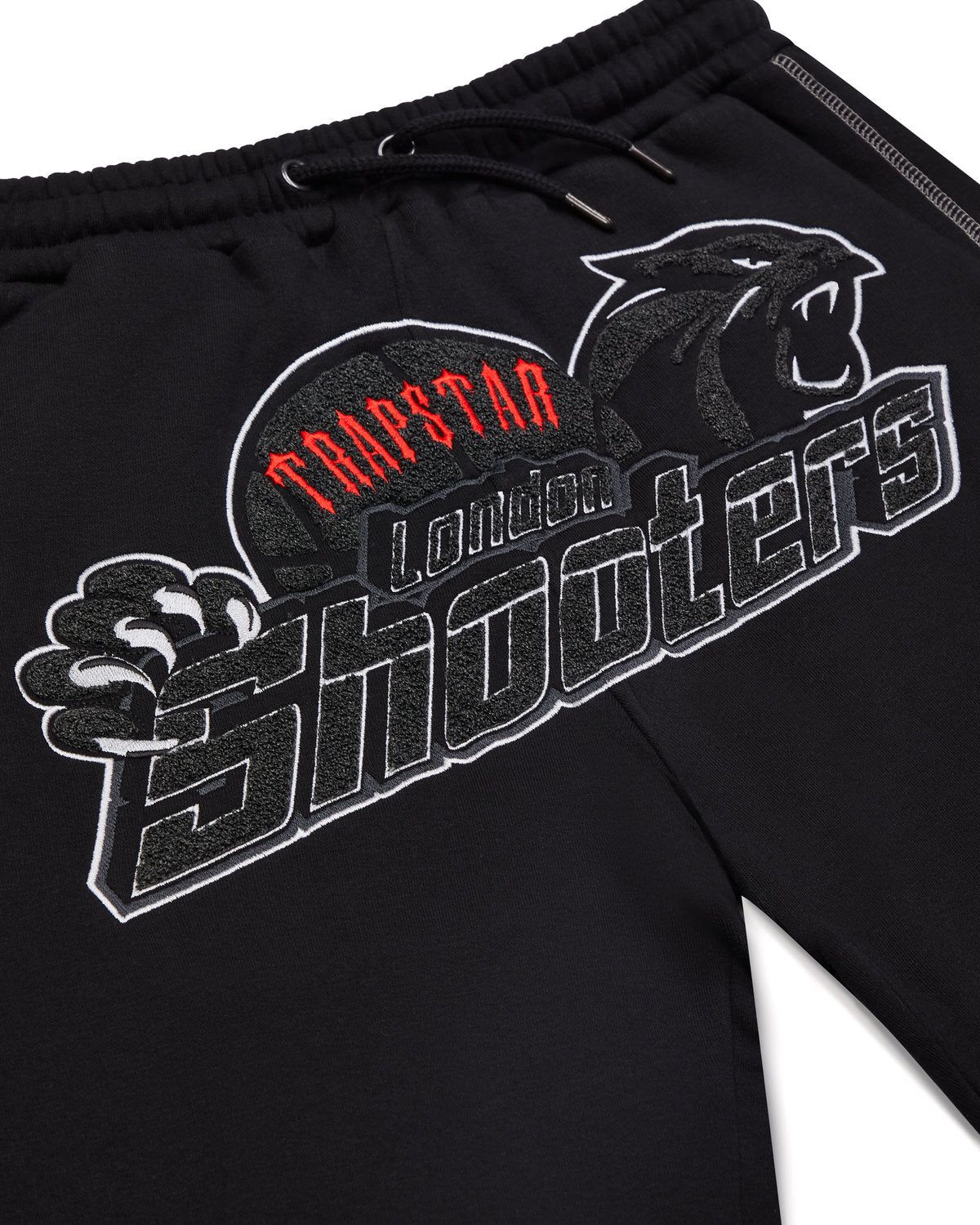 Shooters Arch Panel Hoodie Tracksuit - Black/Red sold by Trapstar London product image thumbnail 2