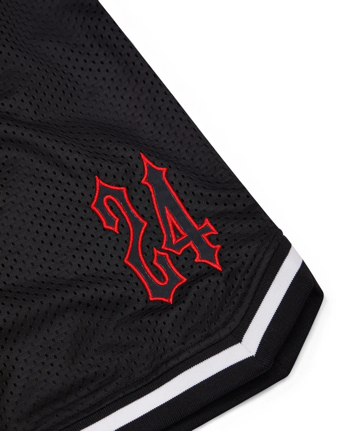 Shooters Basketball Shorts - Black/Red sold by Trapstar London product image thumbnail 5