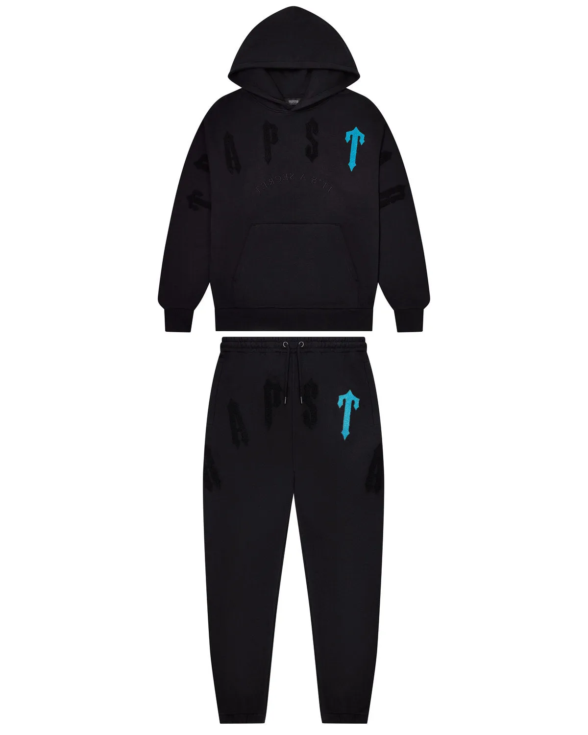 Irongate Arch Chenille 2.0 Tracksuit - Black/Blue | Parallel
