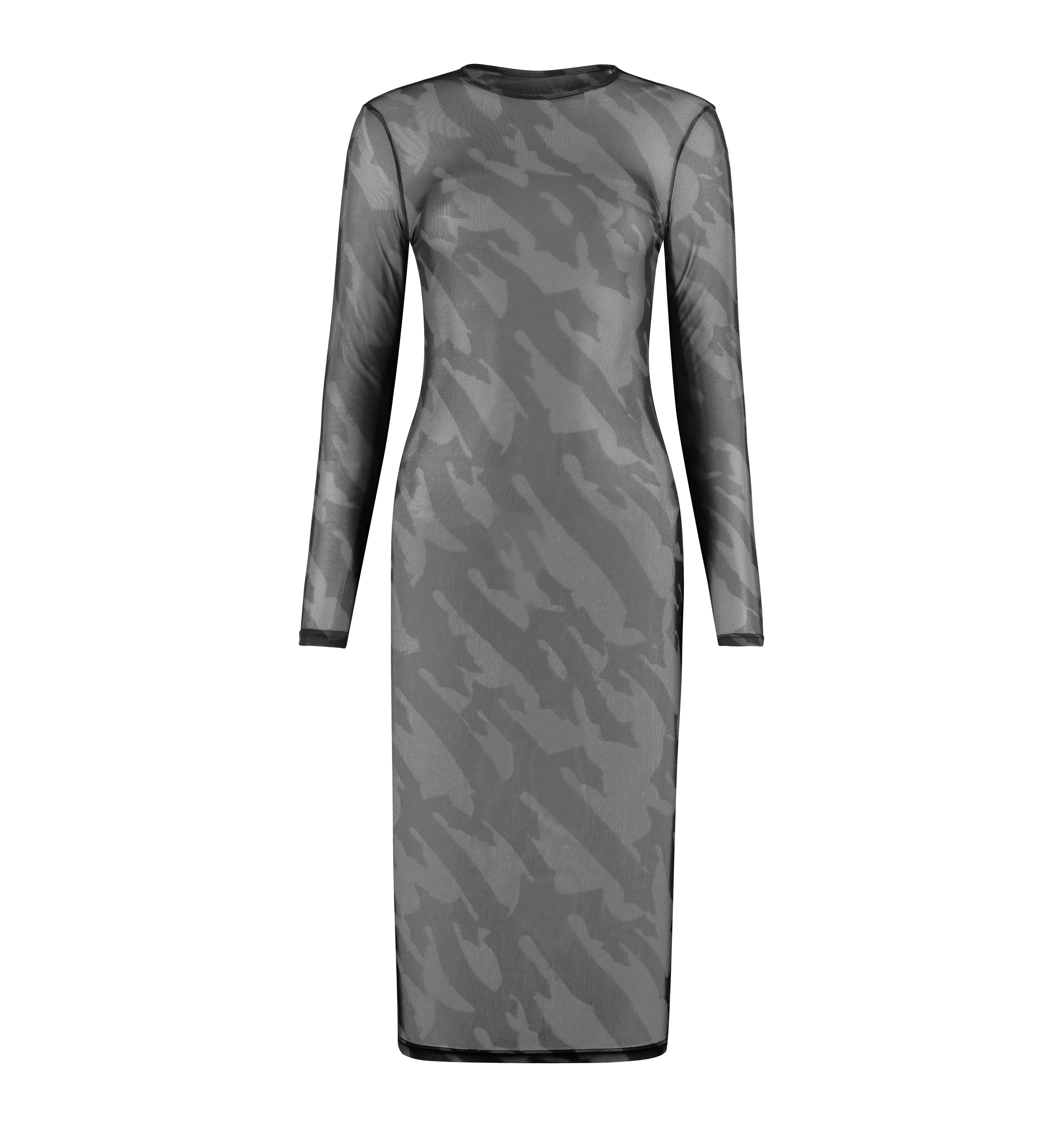 Women's T Allover Mesh Midi Dress sold by Trapstar London