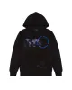 Trapstar Global Takeover Hoodie - Black/Blue sold by Trapstar London