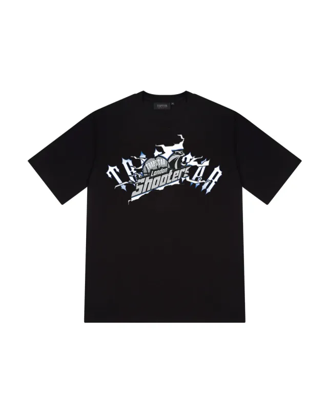 Shooters Breakthrough Tee - Black sold by Trapstar London