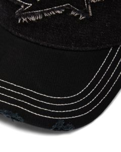 ☆Trapstar London☆ DENIM DIAMANTE TS STAR TRUCKER キャップ TS Star Cap - Denim Wash | Parallel