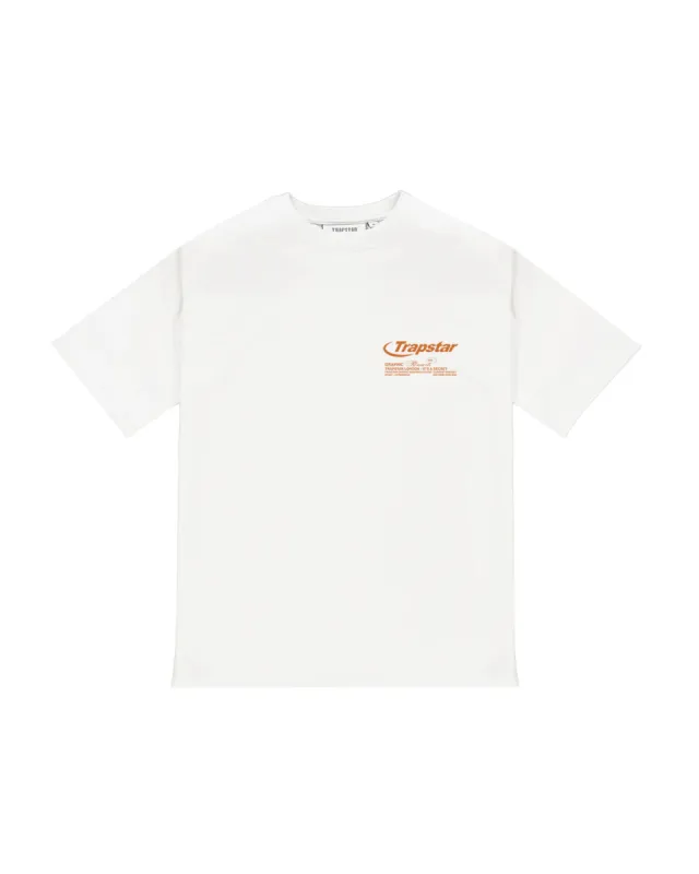 Hyperdrive Odyssey Tee - White/Infrared sold by Trapstar London