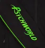 Trapstar x Psychworld Shellsuit - Black/Neon Green sold by Trapstar London
