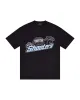 Shooters Chenille T-Shirt - Black/Blue sold by Trapstar London