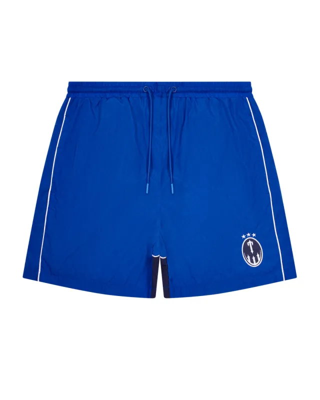 Irongate T Panel Shell Shorts - Blue sold by Trapstar London