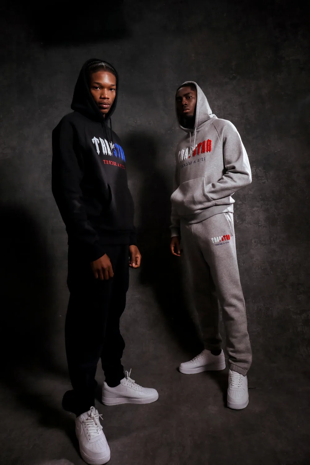 Decoded Chenille Hooded Tracksuit - Grey/Blue/Red sold by Trapstar London product image thumbnail 5